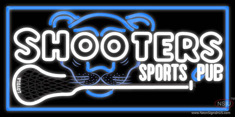 Custom Shooters Sports C Pub Real Neon Glass Tube Neon Sign 