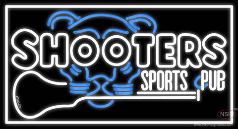 Custom Shooters Sports C Pub Real Neon Glass Tube Neon Sign 