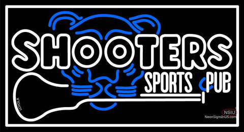 Custom Shooters Sports C Pub Neon Sign  