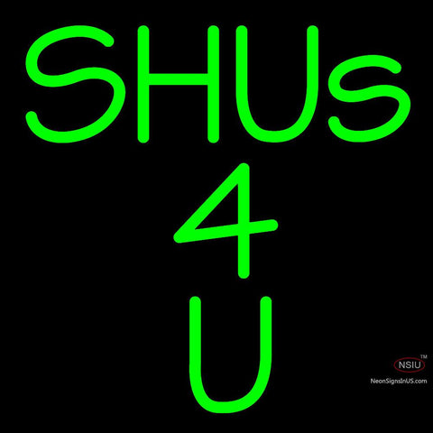 Custom Shus  U Neon Sign  