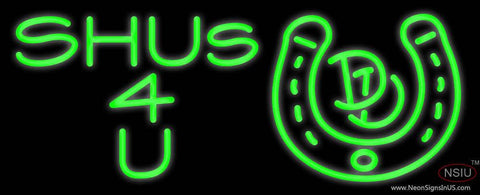 Custom Shus  U Real Neon Glass Tube Neon Sign 