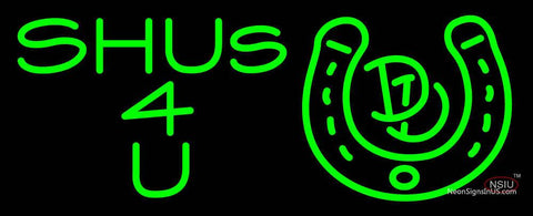 Custom Shus  U Neon Sign  