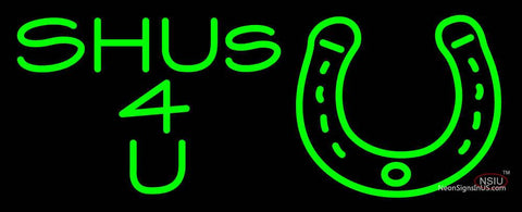 Custom Shus  U Neon Sign  