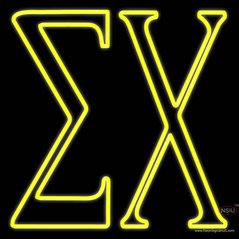 Custom Sigma Chi Real Neon Glass Tube Neon Sign