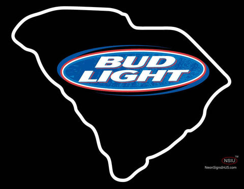 Custom South Carolina Bud Light Logo Neon Sign  