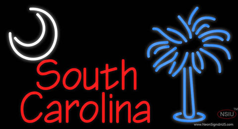 Custom South Carolina Real Neon Glass Tube Neon Sign