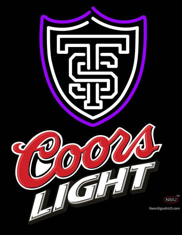 Custom St Thomas Tommies And Coors Light Logo Neon Sign 