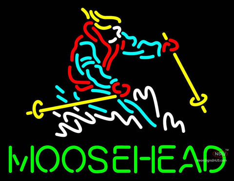 Custom Steamboat Moosehead Beer Neon Sign  