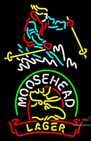Custom Steamboat Moosehead Beer Neon Sign  