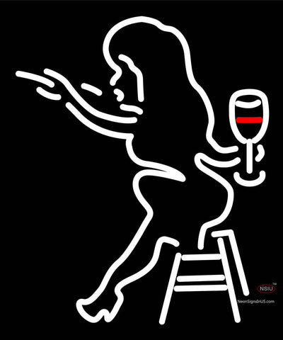 Custom Studio Cellar Girl Neon Sign  