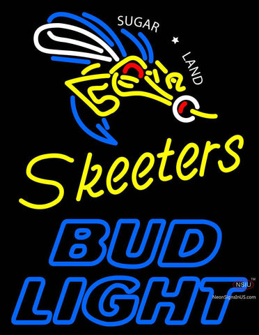 Custom Sugar Land Skeeters Bud Light Neon Sign  