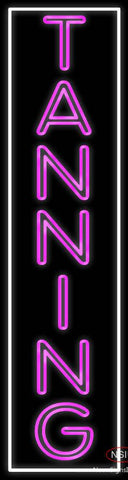 Vertical Tanning Animated Real Neon Glass Tube Neon Sign