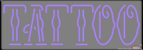 Custom Tattoo Logo Real Neon Glass Tube Neon Sign 