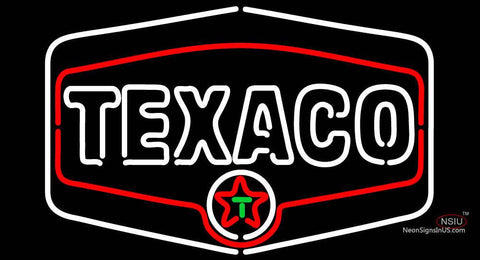 Texaco Gasoline Neon Sign 