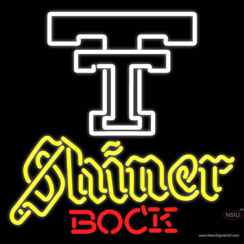Custom Texas Tech Shiner Bock Real Neon Glass Tube Neon Sign