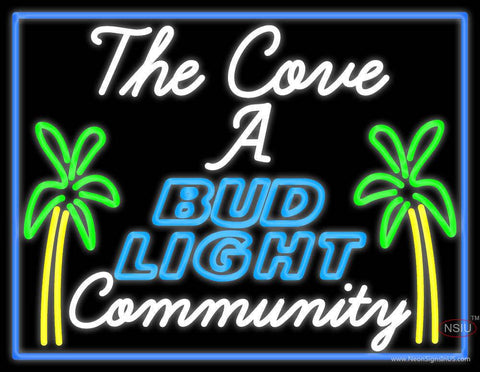 Custom The Cove Bud Light Real Neon Glass Tube Neon Sign 7 