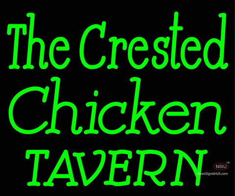 Custom The Crested Chicken Tavern Neon Sign  