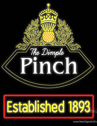 Custom The Dimple Pinch Real Neon Glass Tube Neon Sign