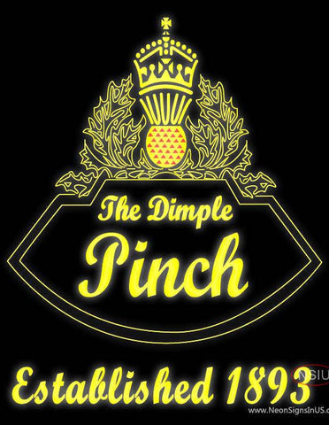 Custom The Dimple Pinch Real Neon Glass Tube Neon Sign