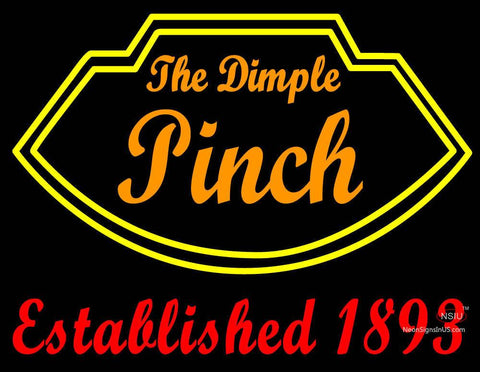 Custom The Dimple Pinch Neon Sign 