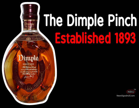 Custom The Dimple Pinch Neon Sign