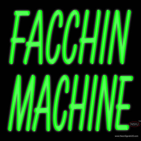 Custom The Facchin Machine Logo Real Neon Glass Tube Neon Sign