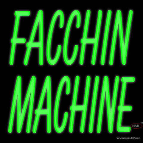 Custom The Facchin Machine Logo Real Neon Glass Tube Neon Sign 