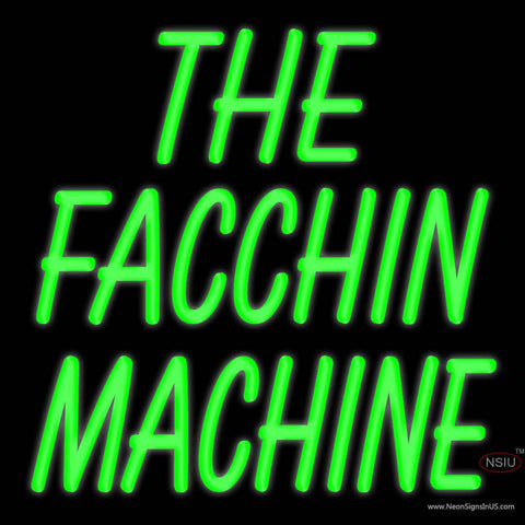 Custom The Facchin Machine Logo Real Neon Glass Tube Neon Sign