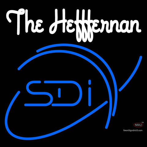 Custom The Hefffernan With sdi Logo Neon Sign  