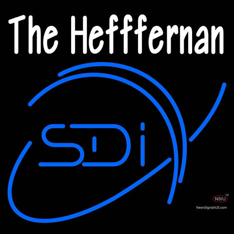 Custom The Hefffernan With Sdi Logo Neon Sign  
