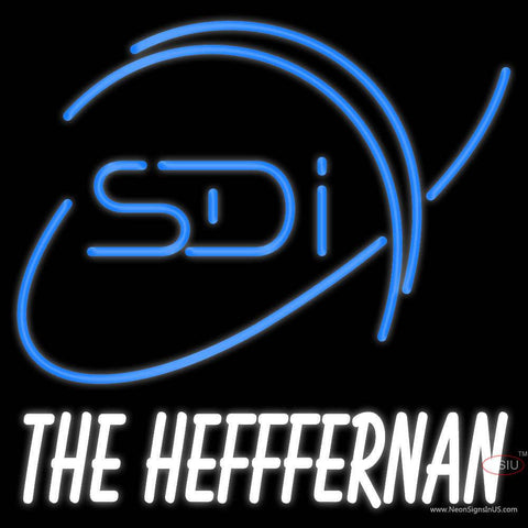 Custom The Hefffernan With Sdi Logo Real Neon Glass Tube Neon Sign