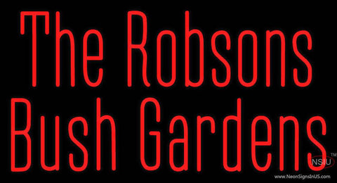 Custom The Robsons Bush Gardens Real Neon Glass Tube Neon Sign