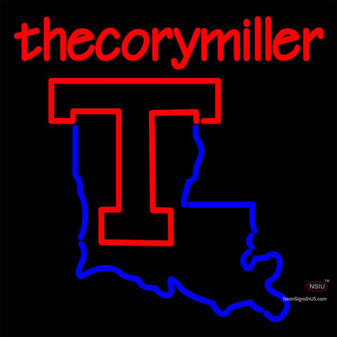 Custom Thecorymiller Louisiana Tech Neon Sign  