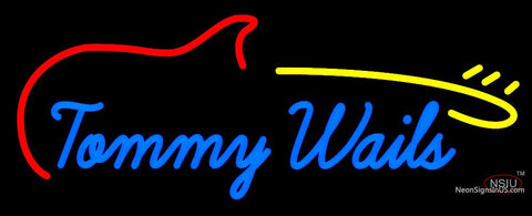 Custom Tommy Wails Electric Guitar Neon Sign  