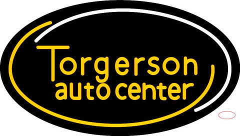 Custom Torgerson Auto Center Neon Sign 