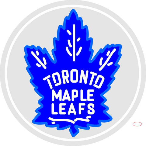 Custom Toronto Maple Leafs  7 Primary Logo Neon Sign 