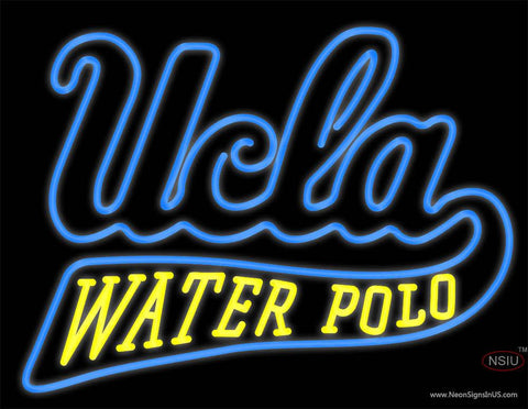 Custom Ucla Water Polo Real Neon Glass Tube Neon Sign 