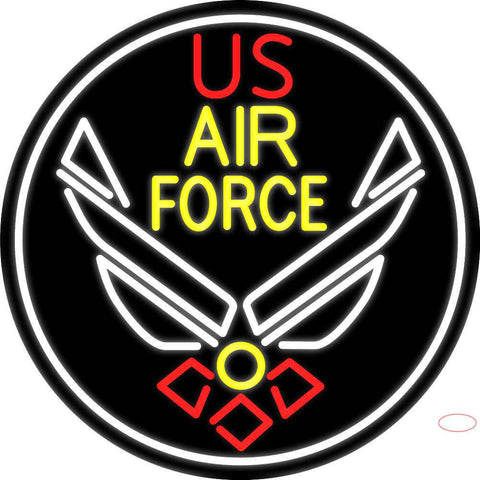 Custom Us Air Force Real Neon Glass Tube Neon Sign 