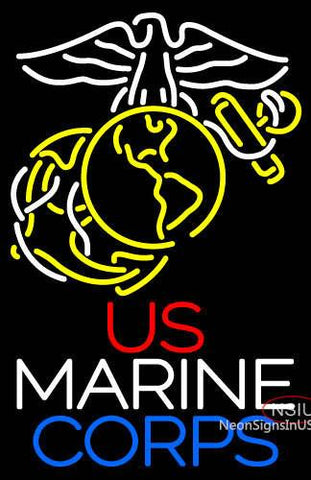 Custom Us Marines Corps Neon Sign  