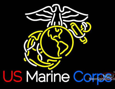 Custom Us Marines Corps Neon Sign  