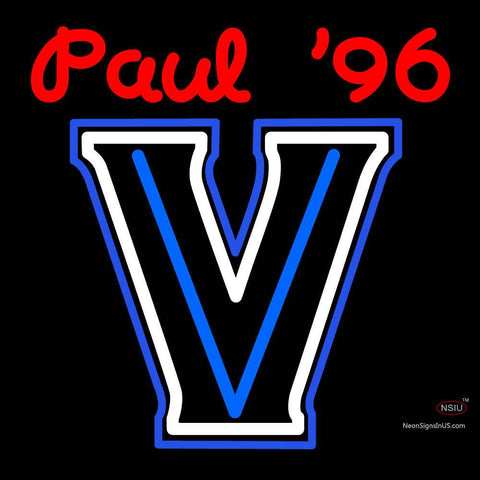 Custom V Neon Sign  
