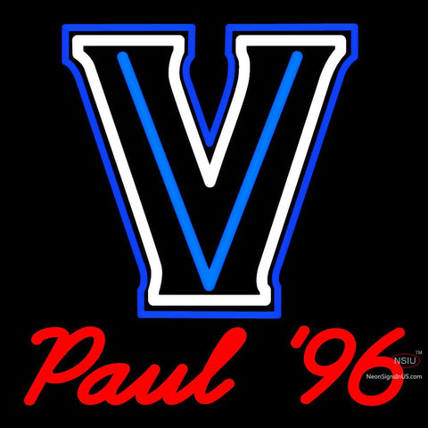 Custom V Neon Sign  