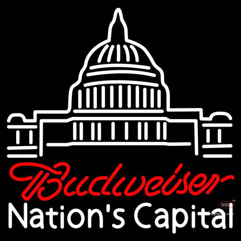 Custom Washington Dc Dudweiser Nations Capital Neon Sign  