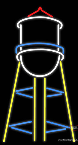 Custom Water Towar Real Neon Glass Tube Neon Sign