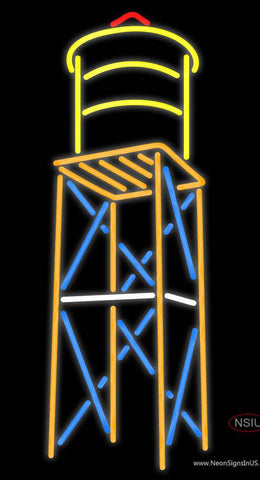 Custom Water Towar Real Neon Glass Tube Neon Sign