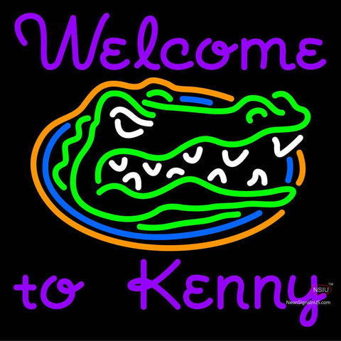Custom Welcome To Kenny Neon Sign  