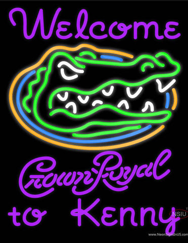 Custom Welcome To Kenny Real Neon Glass Tube Neon Sign 