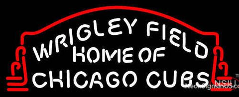 Custom Wrigley Field Home Of Chicago Cubs Neon Sign  