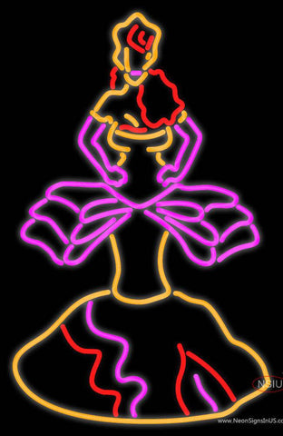 Dancer Real Neon Glass Tube Neon Sign 