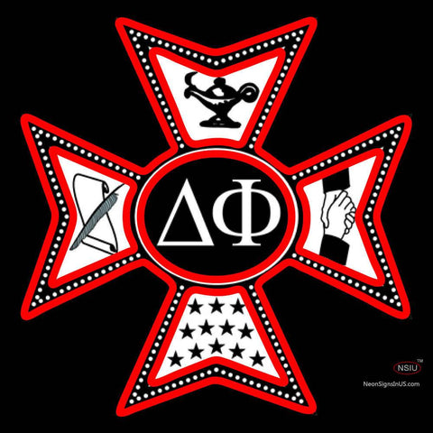 Delta Phi Chapters Logo Neon Sign 